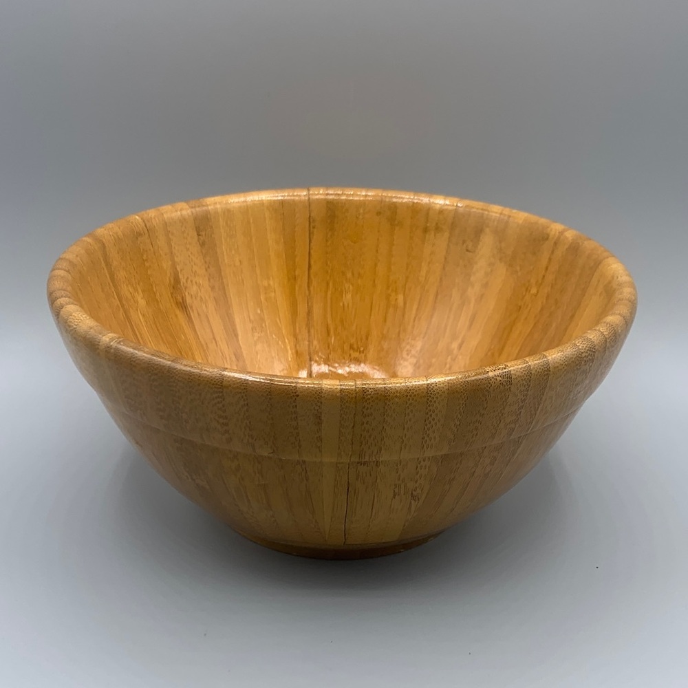 Large Bamboo Round Bowl by Pampered Chef